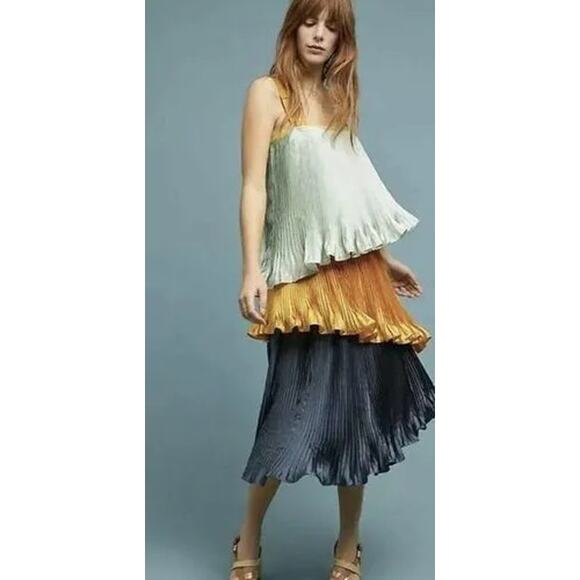 Anthropologie Multicolor Tiered Dress - Picture 1 of 4